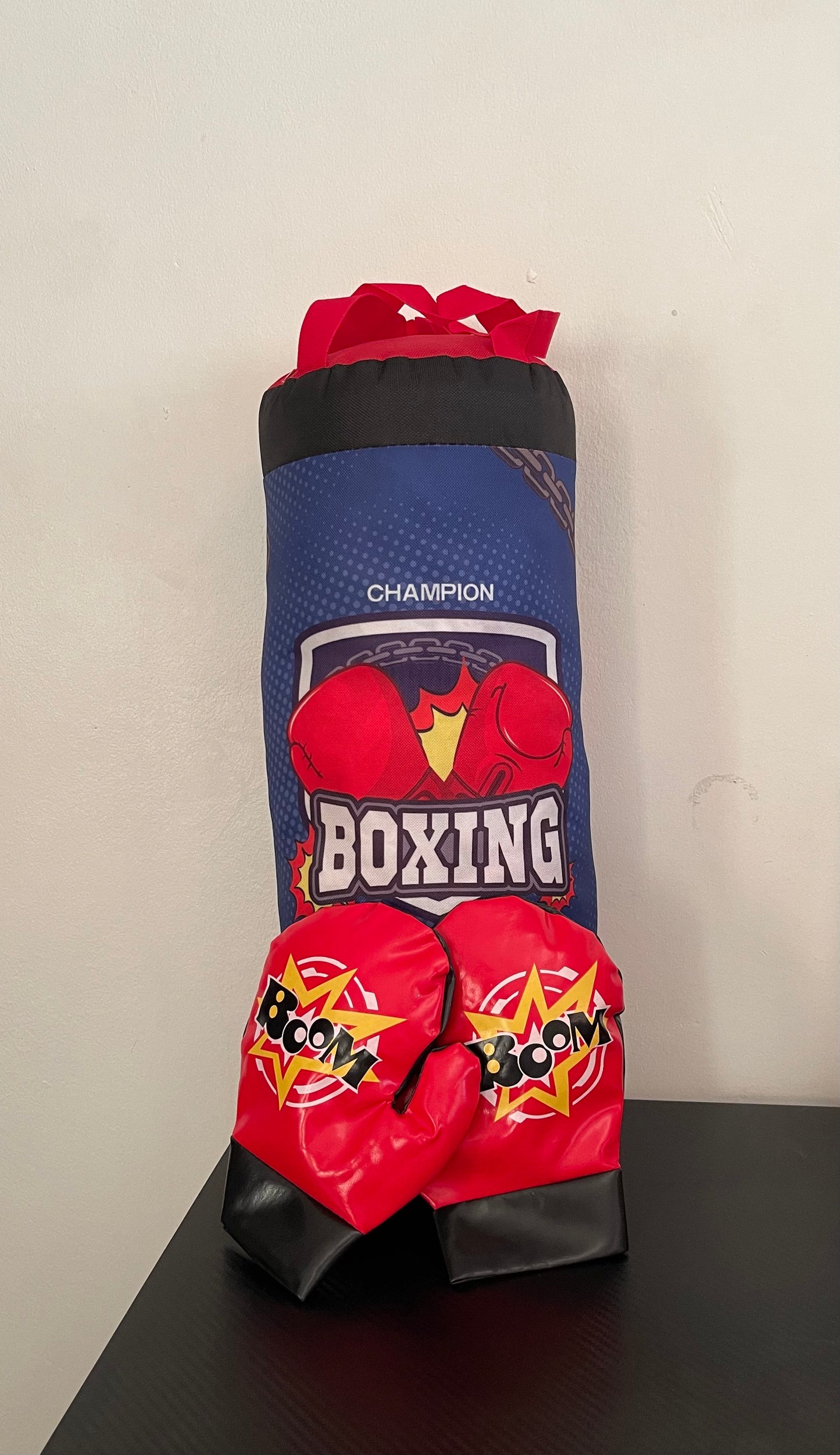 Saco de Boxeo para Niños con Guantes Incluidos | Tamaños 3–6 y 7–12 Años | Regalo Ideal para Navidad, cumpleaños y cualquier ocasión del año.
