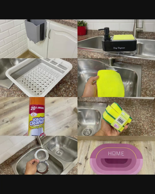 🧼✨ Combo Premium de Limpieza para Cocina – Orden, Higiene y Practicidad en un solo paquete✨🧼